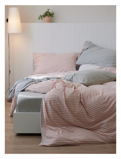 ชุดเครื่องนอน สไตล์ญี่ปุ่น สีโรส สไตรป์ (Rose Stripe)
