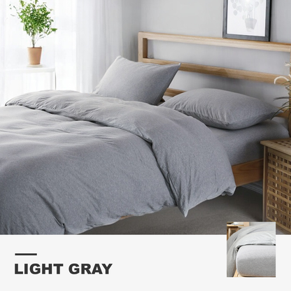 ชุดเครื่องนอน สไตล์ญี่ปุ่น สีไลท์เกรย์ (Light Gray)